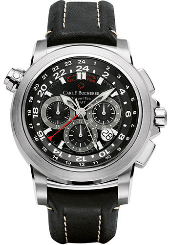 Carl F. Bucherer Watches - Patravi TravelTec Stainless Steel - Style No: 00.10620.08.33.01