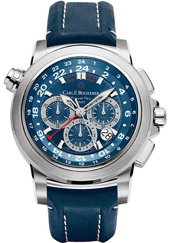 Carl F. Bucherer Watches - Patravi TravelTec Stainless Steel - Style No: 00.10620.08.53.01