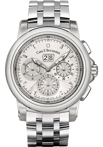 Carl F. Bucherer Watches - Patravi ChronoDate Stainless Steel - Style No: 00.10624.08.13.21