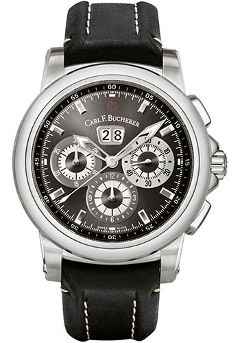 Carl F. Bucherer Watches - Patravi ChronoDate Stainless Steel - Style No: 00.10624.08.33.01