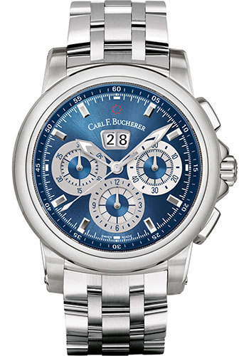 Carl F. Bucherer Watches - Patravi ChronoDate Stainless Steel - Style No: 00.10624.08.53.21