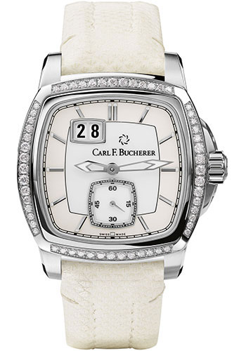 Carl F. Bucherer Watches - Patravi EvoTec BigDate Stainless Steel - Diamonds - Style No: 00.10628.08.23.11