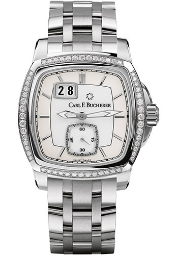 Carl F. Bucherer Watches - Patravi EvoTec BigDate Stainless Steel - Diamonds - Style No: 00.10628.08.23.31