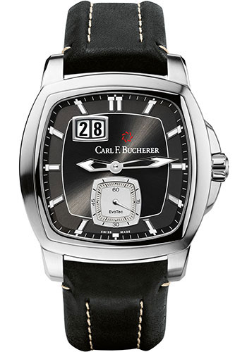 Carl F. Bucherer Watches - Patravi EvoTec BigDate Stainless Steel - Style No: 00.10628.08.33.01