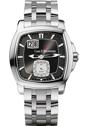Carl F. Bucherer Watches - Patravi EvoTec BigDate Stainless Steel - Style No: 00.10628.08.33.21