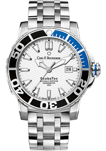 Carl F. Bucherer Watches - Patravi ScubaTec Stainless Steel - Style No: 00.10632.23.23.21