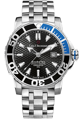 Carl F. Bucherer Watches - Patravi ScubaTec Stainless Steel - Style No: 00.10632.23.33.21