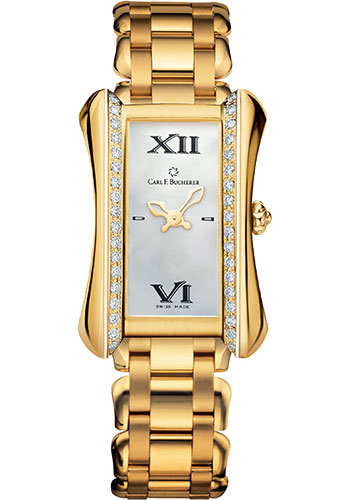 Carl F. Bucherer Watches - Alacria Queen - Yellow Gold - Style No: 00.10701.01.71.31