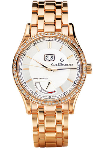 Carl F. Bucherer Watches - Manero BigDate Power Rose Gold - Style No: 00.10905.03.13.31