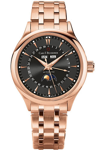 Carl F. Bucherer Watches - Manero MoonPhase Rose Gold - Style No: 00.10909.03.33.21