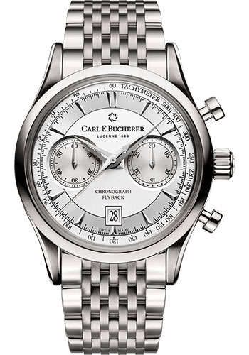 Carl F. Bucherer Watches - Manero Flyback 43mm - Stainless Steel - Style No: 00.10919.08.13.21
