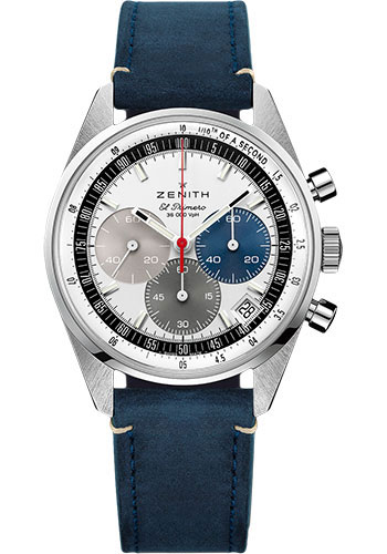 Zenith Watches - Chronomaster Original Steel - Leather Strap - Style No: 03.3200.3600/69.C902