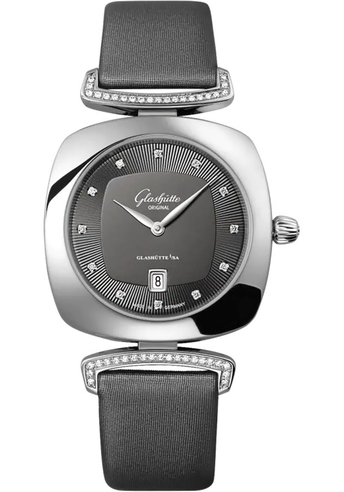 Glashutte Original Watches - Pavonina Stainless Steel - Calfskin Strap - Style No: 1-03-01-06-12-02