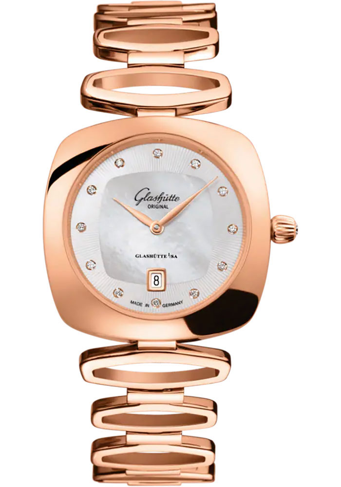 Glashutte Original Watches - Pavonina Red Gold - Bracelet - Style No: 1-03-01-08-05-14