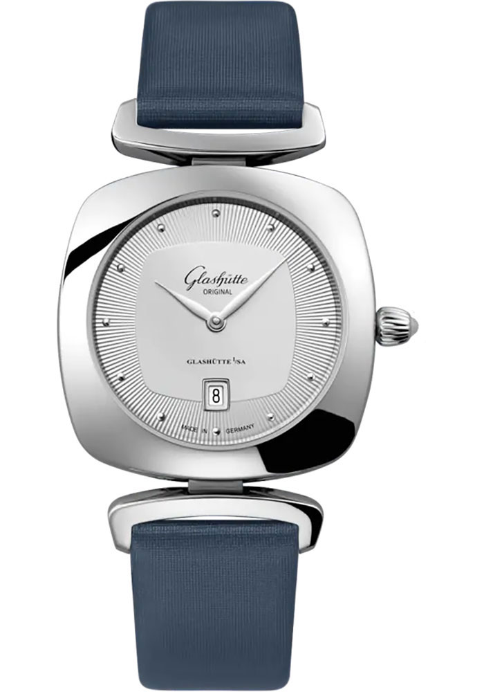 Glashutte Original Watches - Pavonina Stainless Steel - Calfskin Strap - Style No: 1-03-01-15-02-34