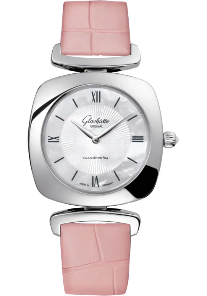 Glashutte Original Watches - Pavonina Stainless Steel - Alligator Strap - Style No: 1-03-02-05-02-31