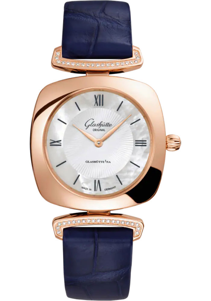 Glashutte Original Watches - Pavonina Red Gold - Alligator Strap - Style No: 1-03-02-05-05-30