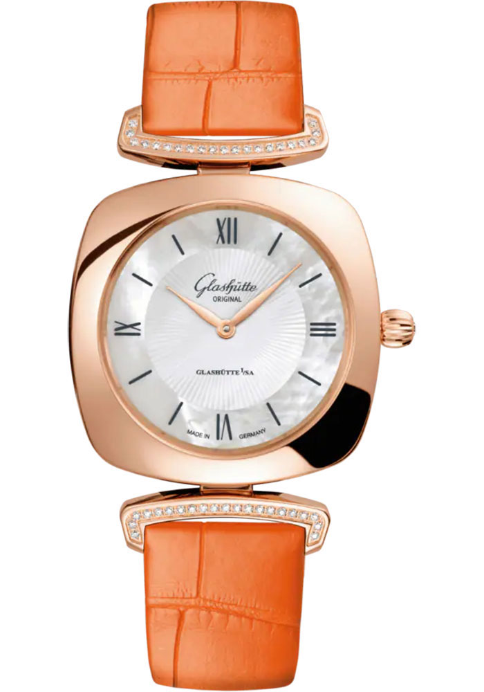 Glashutte Original Watches - Pavonina Red Gold - Alligator Strap - Style No: 1-03-02-05-05-31