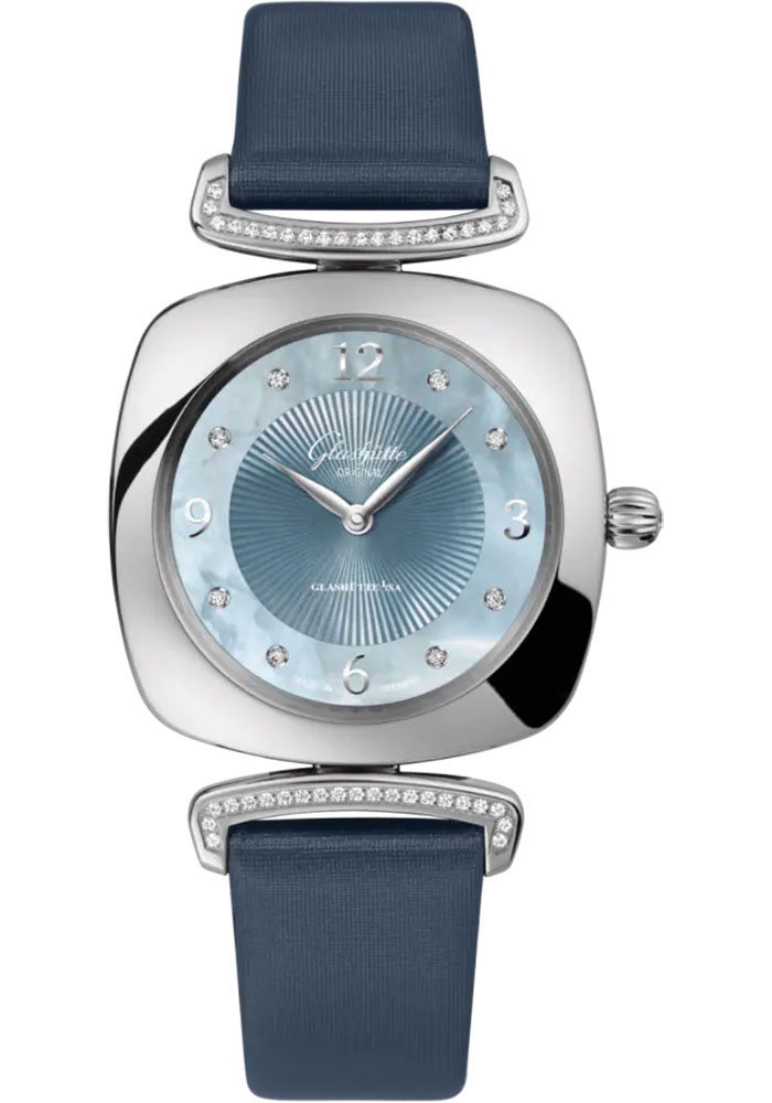 Glashutte Original Watches - Pavonina Stainless Steel - Calfskin Strap - Style No: 1-03-02-06-12-34