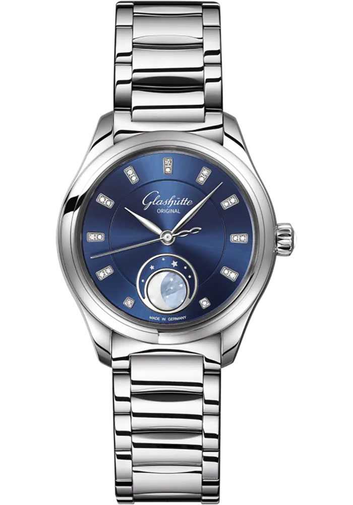 Glashutte Original Watches - Serenade Luna Stainless Steel - Bracelet - Style No: 1-35-14-03-02-14