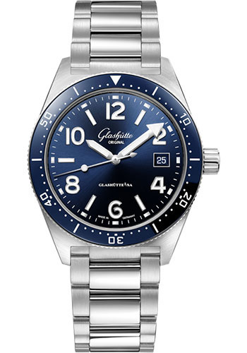 Glashutte Original Watches - SeaQ Stainless Steel - Bracelet - Style No: 1-39-11-09-81-70