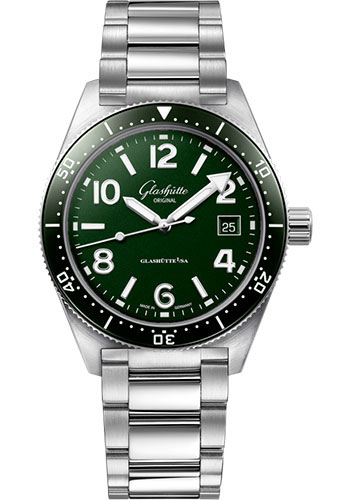 Glashutte Original Watches - SeaQ Stainless Steel - Bracelet - Style No: 1-39-11-13-83-70