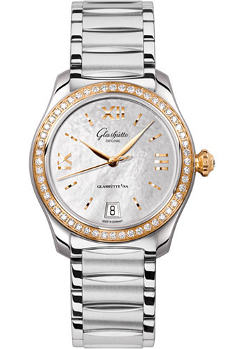 Glashutte Original Watches - Lady Serenade Bicolor - Diamond Bezel - Bracelet - Style No: 1-39-22-09-16-34