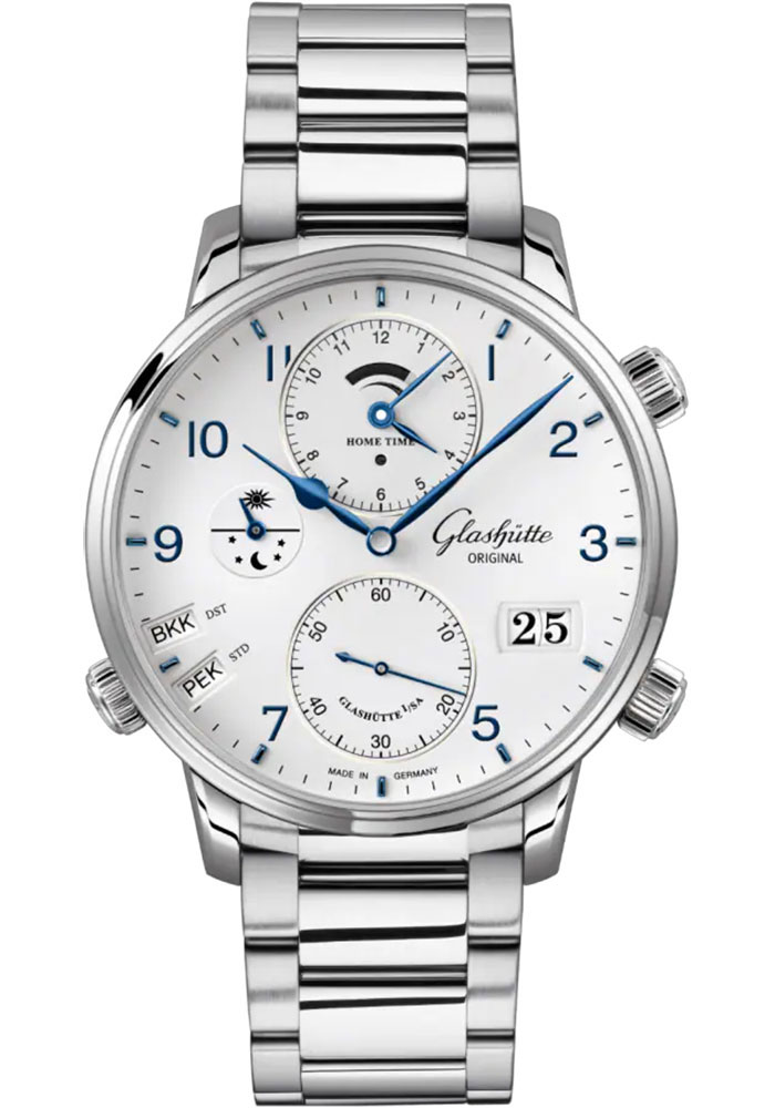 Glashutte Original Watches - Senator Cosmopolite Stainless Steel - Bracelet - Style No: 1-89-02-03-02-70