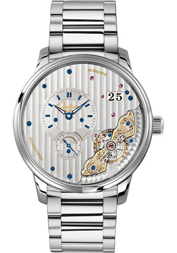 Glashutte Original Watches - PanoMaticInverse Stainless Steel - Bracelet - Style No: 1-91-02-02-02-71