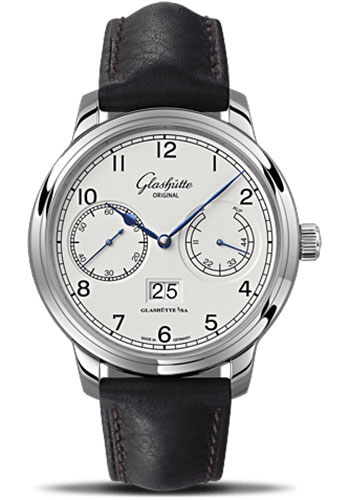 Glashutte Original Watches - Senator Observer Calfskin Strap - Folding Buckle - Style No: 100-14-05-02-05