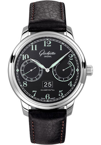 Glashutte Original Watches - Senator Observer Calfskin Strap - Folding Buckle - Style No: 100-14-07-02-30