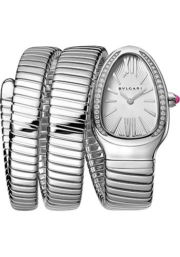 Bulgari Watches - Serpenti Tubogas - 35 mm - Stainless Steel - Style No: 101910