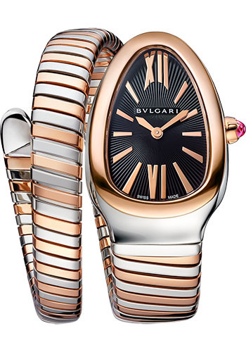 Bulgari Serpenti Tubogas - 35 mm - Steel and Rose Gold Watches