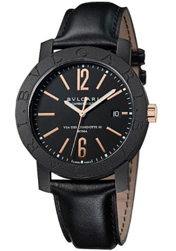 bvlgari carbon fiber watch