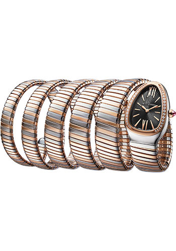 Bulgari Watches - Serpenti Tubogas - 35 mm - Steel and Rose Gold - Style No: 102621