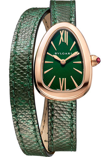 bvlgari watch green dial