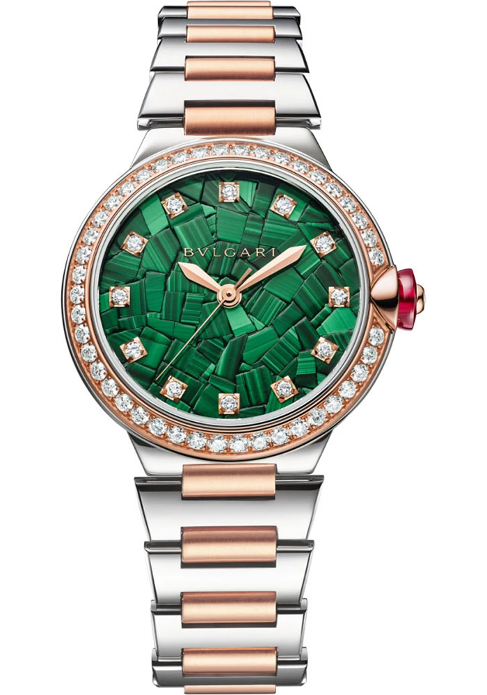 Bulgari Watches - Lucea 33 mm - Steel and Rose Gold - Style No: 103731