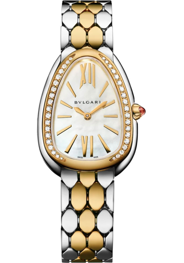 Bulgari Watches - Serpenti Seduttori - 33 mm - Steel and Yellow Gold - Style No: 103958