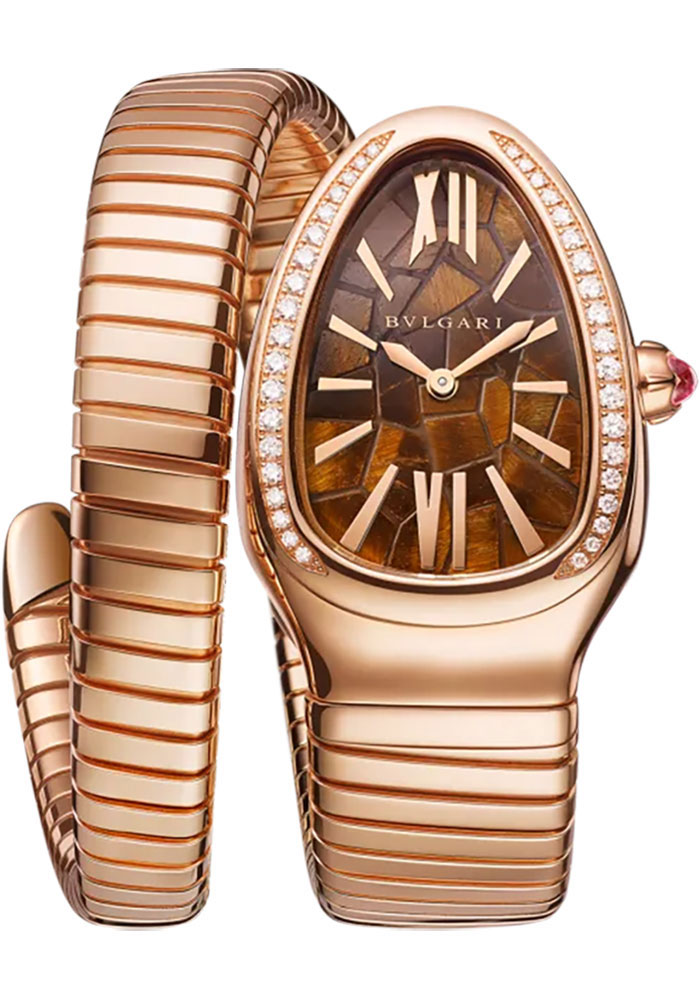 Bulgari Watches - Serpenti Tubogas - 35 mm - Rose Gold - Style No: 104003