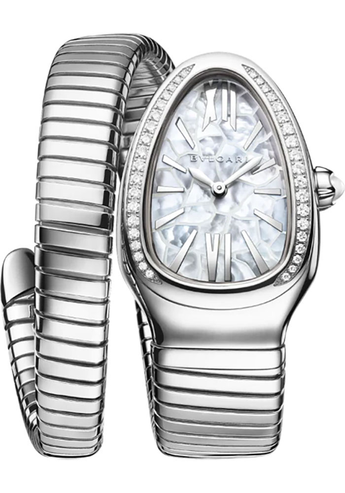 Bulgari Watches - Serpenti Tubogas - 35 mm - Stainless Steel - Style No: 104004