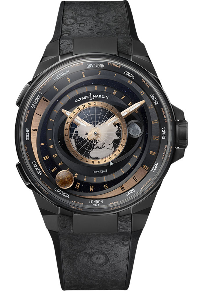 Ulysse Nardin Watches - Blast 45mm - Titanium and Ceramic - Leather Strap - Style No: 1063-400-2A/3B