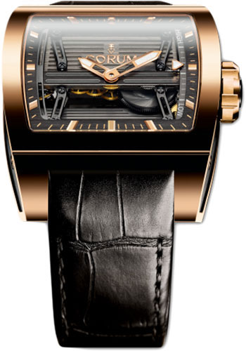 Corum Watches - Ti-Bridge 42 x 52 mm - Power Reserve - Red Gold - Style No: B107/01611 - 107.201.05/0F81 0000