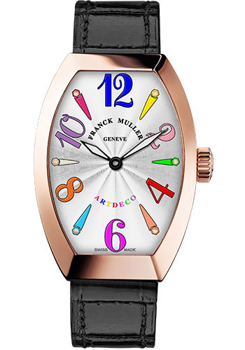 Franck Muller Watches - Art Deco 32 mm - Rose Gold - Color Dreams - Style No: 11002 M QZ COL DRM 5N White