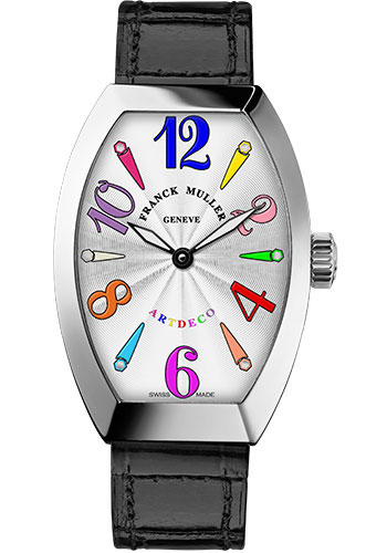 Franck Muller Watches - Art Deco 23 mm - White Gold - Color Dreams - Style No: 11002 S QZ COL DRM OG White