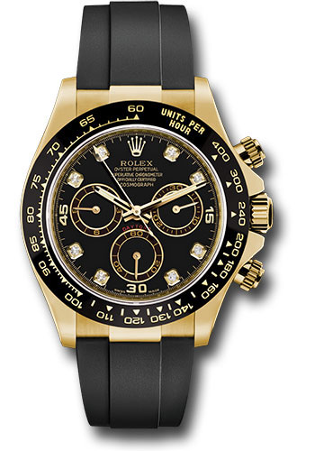rolex watch black and gold