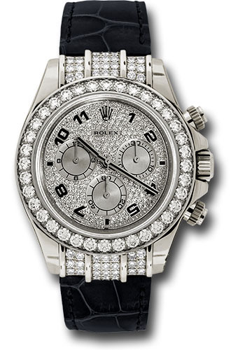 Rolex Daytona White Gold Diamond Bezel Watches
