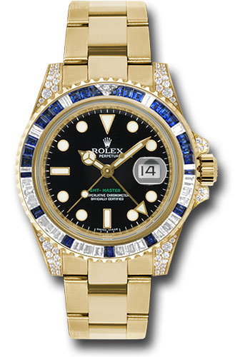 black and gold rolex gmt