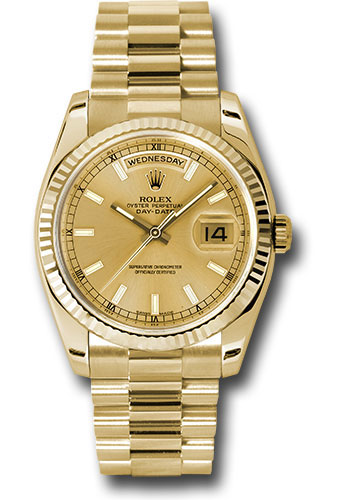 rolex day date oyster perpetual gold