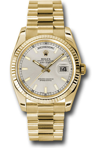 Rolex 118238 sip Day-Date 36 (YG|Fluted 