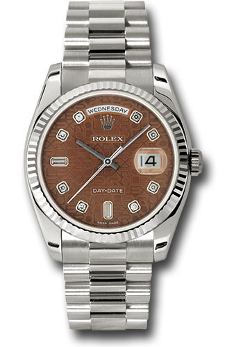 Rolex Watches - Day-Date 36 White Gold - Fluted Bezel - President - Style No: 118239 hbjdp